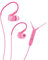 MEE Audio - M6P In Ear Isolating Earphone with Universal Microphone and Control - Pink