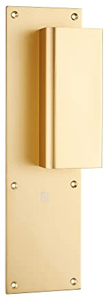 Poignée palière aluminium type Bastille bec de cane champagne - HERACLES - I-231102