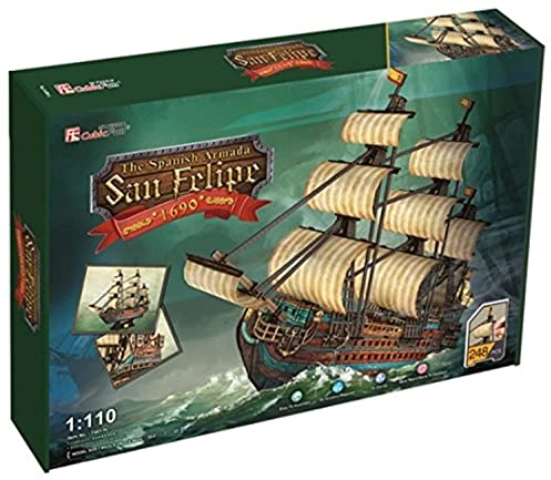 CubicFun - 3D-Puzzle, Boot San Felipe (CPA Toy Group Trading S.L. T4017)