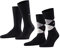 Burlington Herren Socken Everyday Mix Multipack M So Baumwolle gemustert 2 Paar, Schwarz Black 3000, 40-46