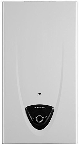 ARISTON 3632214 scaldabagno Fast Evo ONT a Batteria 11 erp istantaneo alimentata a gpl, Bianco