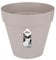 elho Loft Urban Rund 30 - Blumentopf für Außen - 100% recyceltem Plastik - Ø 28.5 x H 26.0 cm - Grau/Warmes Grau