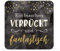 MYBEAUTYTREE Sheepworld, 44608 - Untersetzer Nr. B10, EIN bisschen Verrückt und fantastisch, Kork, 9,5cm x 9,5cm