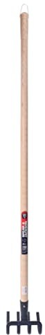Spear & Jackson 77514 Laya de 4 dientes, mango de 135 cm