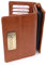 Catwalk Collection Handbags - Portefeuille Femme Cuir - Porte Monnaie Moyen - Porte Carte 8 Emplacements pour Cartes - RFID - Victoria - Tanne