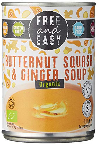 Free and Easy Organic Butternut Squash and Ginger Soup 400g