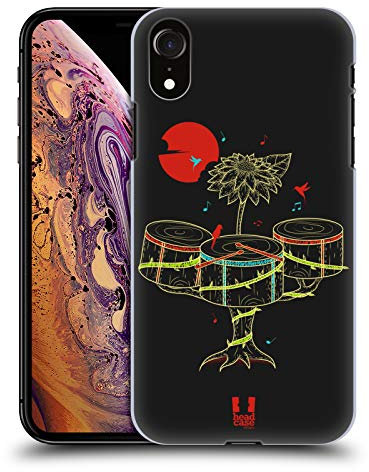 Head Case Designs Batteria Musica nelle Natura Custodia Cover Dura per Parte Posteriore Compatibile con Apple iPhone XR