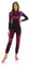 Sesto Senso Damen Funktionsunterwäsche Set Langarm Shirt Lange Unterhose Sportunterwäsche Thermoaktiv L Rosa Set