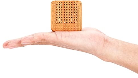 weljoy Wood Grain Portable Diffuser for Essential Oils €“ Car or Travel Mini Size Quiet Waterless Re-Chargeable Battery or USB (Wood Grain)
