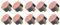 Billard Queuespitzen, 10pcs Billard Snooker Pool Queue Pole Tip Ersatzteile 10mm 11mm 12mm 13mm (11mm)