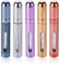 ZKSM 5 Piezas Perfume Atomizador 12ML Botellas rociadoras vacías recargables con ventana transparente Atomizador de bolsillo para bolsos, viajes, vacaciones, viajes aéreos (117 * 19 mm)…