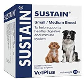 VetPlus Sustain Small/Medium Breed Dog Food - Unflavoured Sachets, 30 Count, 2.2 kg