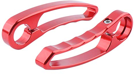 CUTICATE Fahrrad lenkerende MTB Bar-Ends Faltbare Rennrad Lenkergriffe - Rot