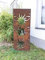 Zen Man Brise-vue de jardin en métal - 1,2 mm - Grille - Décoration de jardin - Grille - 031753-2 - B50H125 cm - 7,55 kg