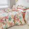 GETIYA Mädchen Bettwäsche 135x200 Baumwolle Bunt Blumen Bettwäsche Rosa Blümchen Bettwäsche Damen Einzelbett Bettbezug mit Reißverschluss Wendebettwäsche mit Kissenbezug 80x80cm