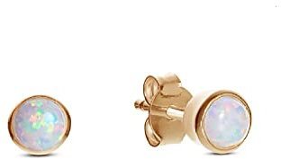 Ohrstecker kleiner Opal GOLD
