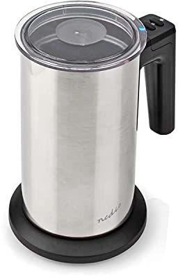Nedis KAMF300ESS Milchaufschäumer | 0.15 l | Verdecktes Heizelement | 500 W | Kabellos | 1-Geschwindigkeitsstufen