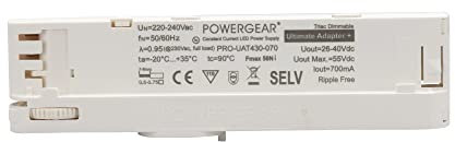 Universal 3-Phasen Adapter inkl Stromquelle dimmbar 30W 700mA (W)