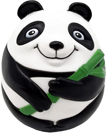 DECHOUS Panda-Becher Trommelpuppe Kuscheltiere Für Kinder -Spielzeug Für Kleinkinder Süße Puppe Tierische Wackelspielzeuge Bauchzeit Panda-Figur- Vinyl Sichuan Niedlich Baby