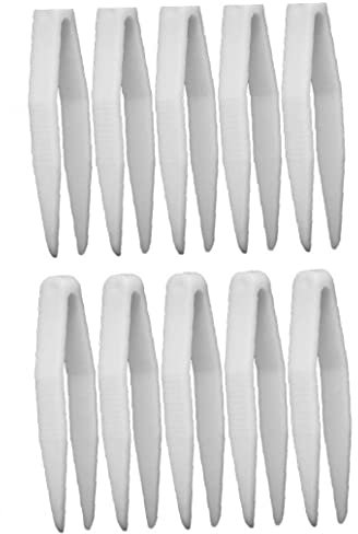Pince à épiler en Plastique, 10 pcs Multifonctions Mini Pince à épiler en Plastique Enfants Jouets Pince pour Bricolage Fait à la Main