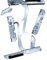 JCSPARES® - Kit cerniere molla con portarullini 155x23mm per porta sportello forno compatibili con Smeg - Franke (Vedi modelli in descrizione)