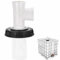 GEDEGOOK F-Forma IBC Coperchio Filtro per Acqua Piovana, Coperchio IBC con Filtro, Coperchio per filtro dell'acqua piovana, Tappo Serbatoio IBC 165 mm, Accessorio IBC con Filtro a Rete