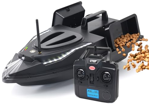 HEVMEVENI Bait Boats for Carp Fishing - RC Bait Boat Easy to Use - Perfect for Carp Fishing