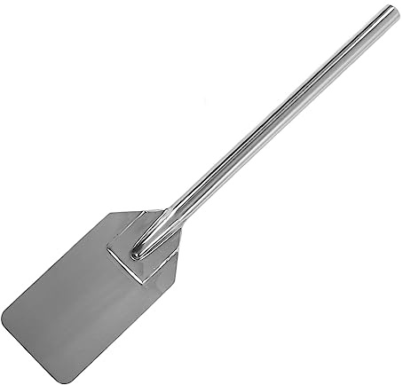 Ultra Long Stainless Steel Kitchen Spatula with Ergonomic Handle for Baking Mixing Stirring and Cooking