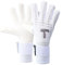 T1TAN White Beast 3.0 - Torwarthandschuhe mit Fingerschutz - Fußballhandschuhe für Jugendliche & Erwachsene, Unisex - Negative Cut und 4mm Gecko Grip - Gr. 11