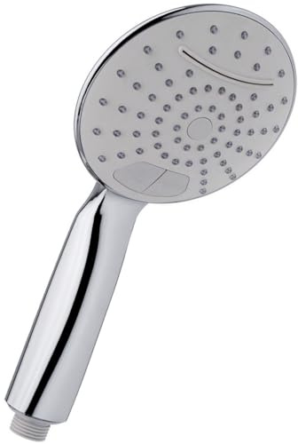 Schläfer 1304400 | Doccetta per Doccia Tonda, Soffione Doccia Multigetto Universale, Doccetta Chantal2, Soffione Tondo alta pressione, Telefono Doccia Cromo, Argento