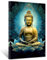 ZXHYWYM Zen Leinwandbilder Buddha Gemälde mit Lotusblumen Bilder Drucke Spa Kunstwerk Bürodekoration für spirituelle Meditation Yoga Zimmer Gerahmt (Bild-2, (30.00 x 45.00 cms))