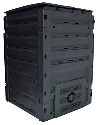 Contenedor de abono de Cocina, Contenedor de abono for jardín de Gran Capacidad, 118 galones (450 L), sin BPA, fácil de armar, Caja de abono for Exteriores, creación rápida de Suelo fértil, ahorrador