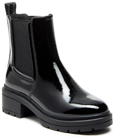 Rocket Dog Stivale Chelsea Iggie Donna, Nero verniciato., 37 EU