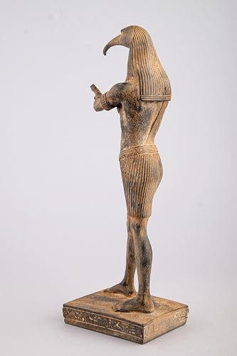 Antike ägyptische Statue von Thoth, Symbol für Mond, Magie und Meister des Wissens, hergestellt in Ägypten