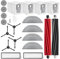 22 Pièces Accessoires Pour roborock S8 MaxV Ultra aspirateur, 2 Brosse Principale, 4 Balais Latéraux, 4 Chiffons, 4 Sacs À Poussière, 2 Filtres, 4 Brossettes Latérales, 1 Brosse De Nettoyage, 1 Tourne