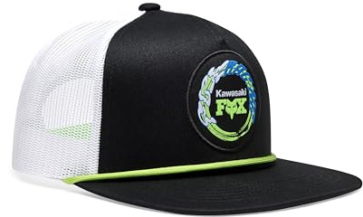 Fox Racing Kawasaki Snapback Mütze für Herren, Schwarz
