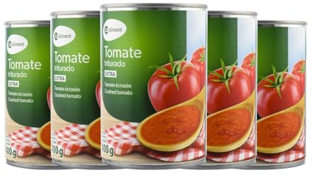 Tomate triturado extra pack de 5 latas 400gr