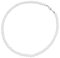 Katyjun 6 mm Perlenkette Damen Herren, 45 cm Lang Weiße Perlenkette, Perlen Choker Kette