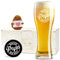 ZIOSINM Vatertagsgeschenk für Papa, Geschenk Vatertag Biergläser, Weizenbiergläser 0,5L Bester Papa der Welt Weizenglas mit Gravur, Geschenke für Männer