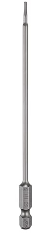 QUARKZMAN H1.5 Embout de Tournevis Hexagonal 1.5mm Métrique Pointe Plate 1/4 Tige Hexagonale 200mm (8) Longue Magnétique Embouts de Tournevis Industriels à Douille Hexagonale