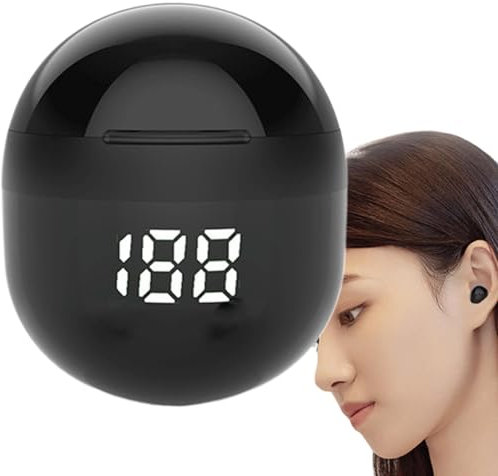 Hogvinnatil Invisible Sleep Headphones, Sleep Wireless Earphones - Portable Running Wireless Headphones, Ultra Light, Smart Touch Control, Invisible Comfortable Headset for Sports, Movement