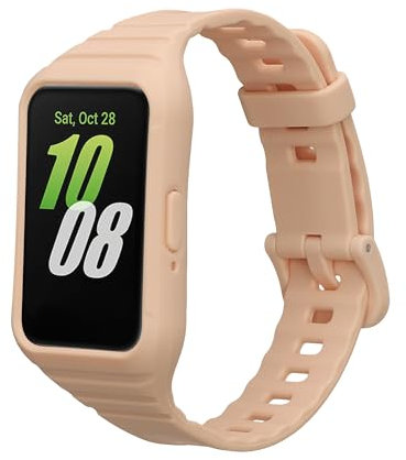 kwmobile Bracelet compatible avec Samsung Galaxy Fit 3 - Bracelet de rechange en silicone pour fitness tracker - rose ancien