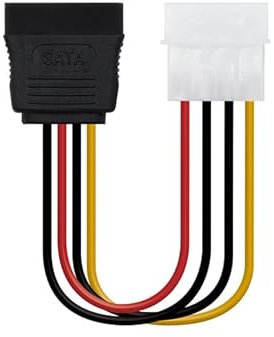 Watio Wave Cable de alimentación - cable sata de 16 cm, ideal para conectar discos duros, flexible y resistente. Compatible con diversas configuraciones.*