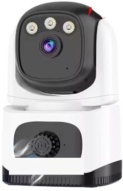 VEKELETE 2K 3MP WiFi Camera Gas Detector Smoke Sensor CCTV Monitor Ai Tracking P2P Indoor Security Protection IP Video Surveillance Cam(U/K,WiFi Cam 256G Card)