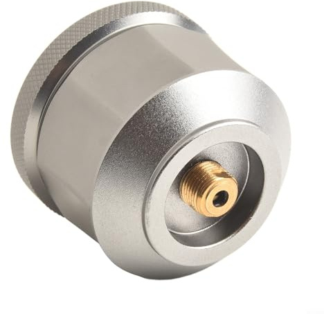 Posheliox Linterna de gas isobutano portátil con tanque, lámpara de camping al aire libre con barra de extensión y marco de luz ajustable, linterna de recipiente atornillable para senderismo (solo