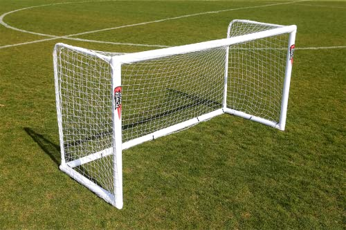 Fußballtor Pro 2,4 m x 1,2 m – einzigartig – 2 Jahre Garantie und ganzjährig installierbar! (ohne Transporttasche)
