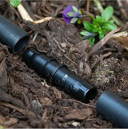 HydroSure Pack of 25 Double Barbed Joiner - 25mm x 25mm - Black