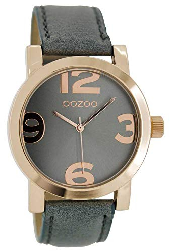 Oozoo C6807 Damenuhr, Leder-Armband, Band
