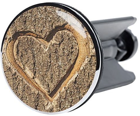 Sanilo XXL Waschbeckenstöpsel, viele schöne Stöpsel für das Waschbecken zur Auswahl, deckt den kompletten Abflussbereich ab (True Love XXL)