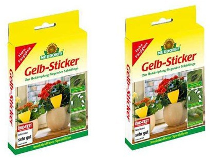 Neudorff Gelb-Sticker 20 Stück Vorteilspackung (2x10Stück)